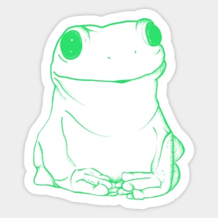 Polite Little Frog IV Sticker